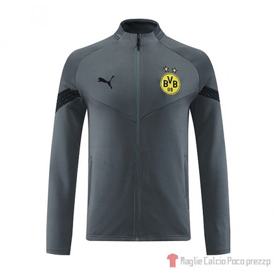 Giacca Borussia Dortmund 2022-2023 Gris - Clicca l'immagine per chiudere