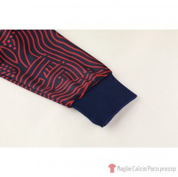 Giacca Paris Saint-germain 20-21 Blu E Rosso