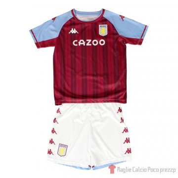 Maglia Aston Villa Home Bambino 21-22 Maglia Aston Villa Home Bambino 21-22