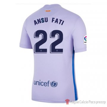 Maglia Barcellona Giocatore Ansu Fati Away 21-22