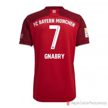 Maglia Bayern Munich Giocatore Gnabry Home 21-22 Maglia Bayern Munich Giocatore Gnabry Home 21-22