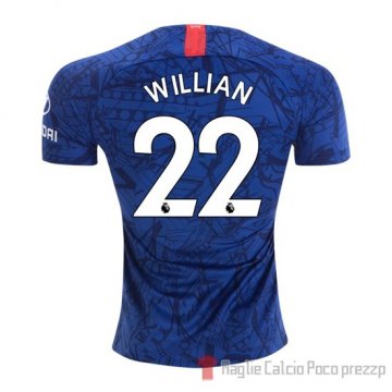 Maglia Chelsea Giocatore Willian Home 2019/2020 Maglia Chelsea Giocatore Willian Home 2019/2020