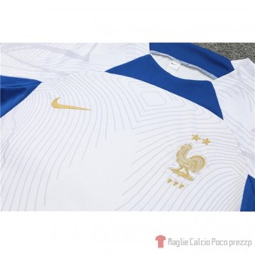 Maglia De Allenamento Francia 2022-2023 Blanco