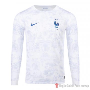 Maglia Francia Away Maniche Lunghe 2022 Maglia Francia Away Maniche Lunghe 2022