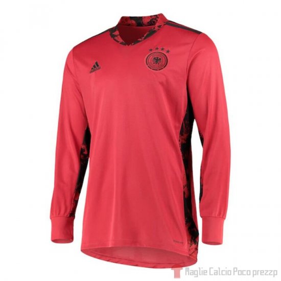 Maglia Germania Portiere Manica Lunga 2020 Rosso - Clicca l'immagine per chiudere