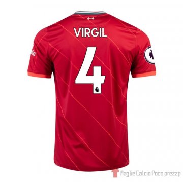 Maglia Liverpool Giocatore Virgil Home 21-22 Maglia Liverpool Giocatore Virgil Home 21-22