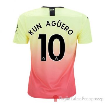 Maglia Manchester City Giocatore Kun Aguero Terza 2019/2020 Maglia Manchester City Giocatore Kun Aguero Terza 2019/2020