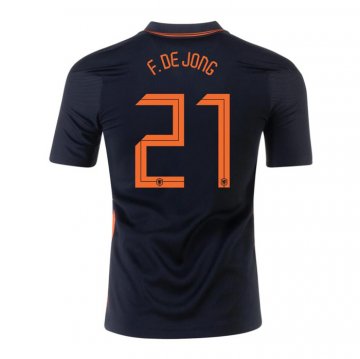 Maglia Paesi Bassi Giocatore F.de Jong Away 20-21 Maglia Paesi Bassi Giocatore F.de Jong Away 20-21