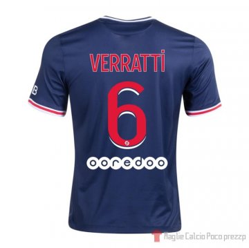 Maglia Paris Saint-germain Giocatore Verratti Home 20-21 Maglia Paris Saint-germain Giocatore Verratti Home 20-21