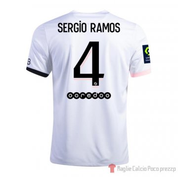 Maglia Paris Saint-germain Giocatore Sergio Ramos Away 21-22 Maglia Paris Saint-germain Giocatore Sergio Ramos Away 21-22