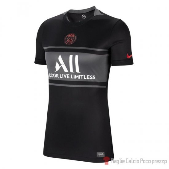 Maglia Paris Saint-germain Terza Donna 21-22 - Clicca l'immagine per chiudere