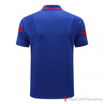 Maglia Polo Atletico Madrid 22-23 Blu