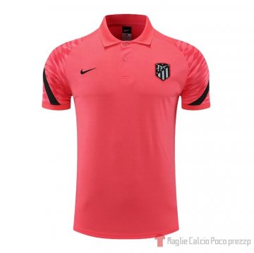 Maglia Polo Atletico Madrid 22-23 Rosa Maglia Polo Atletico Madrid 22-23 Rosa