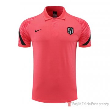 Maglia Polo Atletico Madrid 22-23 Rosa