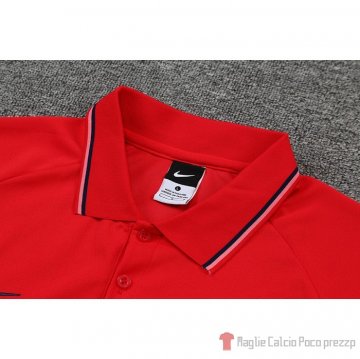 Maglia Polo Atletico Madrid 22-23 Rosso