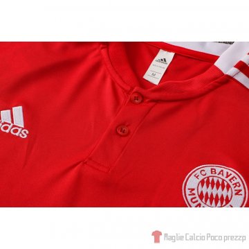 Maglia Polo Bayern Munich 21-22 Rosso