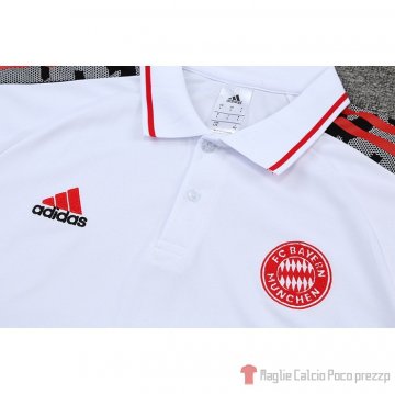 Maglia Polo Bayern Munich 22-23 Bianco