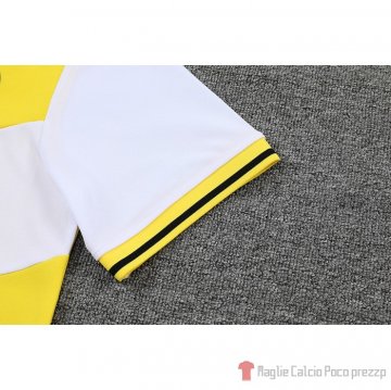 Maglia Polo Borussia Dortmund 22-23 Giallo E Bianco