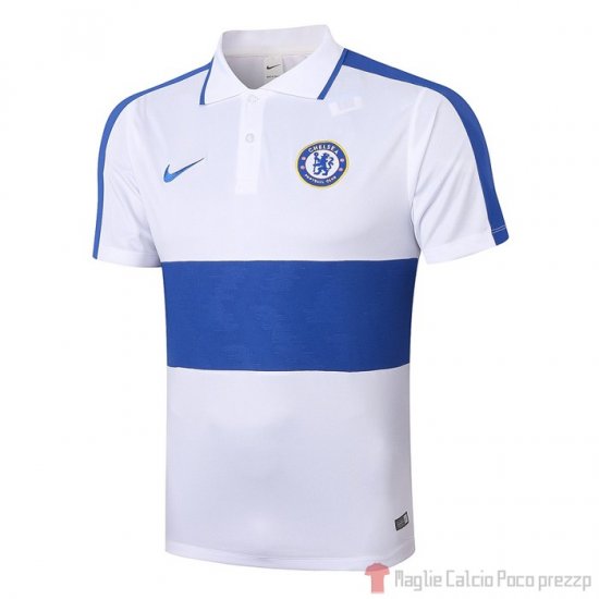 Maglia Polo Chelsea 2020/2021 Bianco - Clicca l'immagine per chiudere