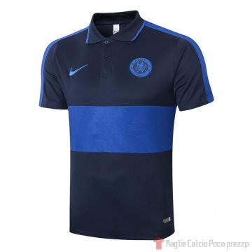 Maglia Polo Chelsea 2020/2021 Blu Oscuro