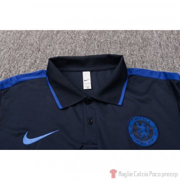 Maglia Polo Chelsea 2020/2021 Blu Oscuro