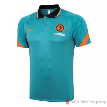 Polo Chelsea 21-22 Verde Polo Chelsea 21-22 Verde