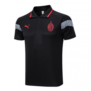 Maglia Polo Del Milan 2023-24 Negro Maglia Polo Del Milan 2023-24 Negro