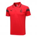 Maglia Polo Del Milan 23-24 Rojo