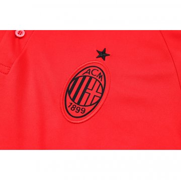 Maglia Polo Del Milan 23-24 Rojo
