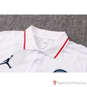 Polo Paris Saint-germain Jordan 2021-2022 Blanco