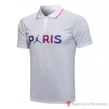 Polo Paris Saint-germain Jordan 21-22 Blanco