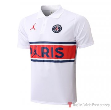 Maglia Polo Paris Saint-germain Jordan 22-23 Blanco Maglia Polo Paris Saint-germain Jordan 22-23 Blanco