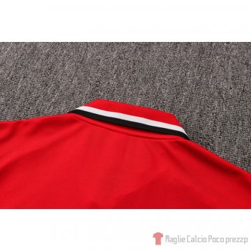 Maglia Polo Manchester United 21-22 Rosso