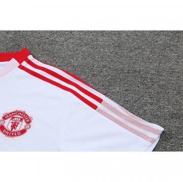 Maglia Polo Manchester United 22-23 Bianco