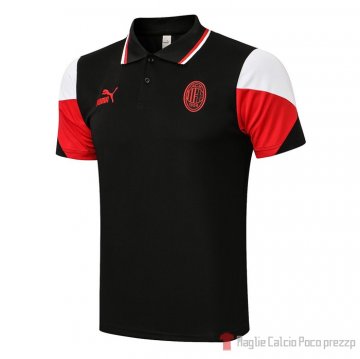 Maglia Polo Milan 21-22 Nero Maglia Polo Milan 21-22 Nero