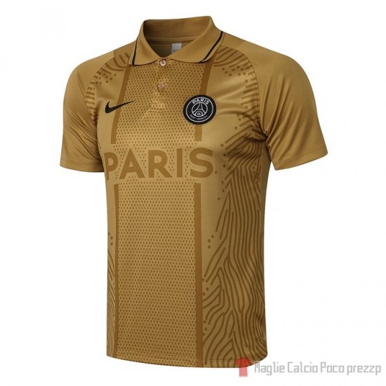 Maglia Polo Paris Saint-germain 21-22 Oro - Clicca l'immagine per chiudere