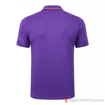 Maglia Polo Paris Saint-germain Jordan 2021-22 Purpura