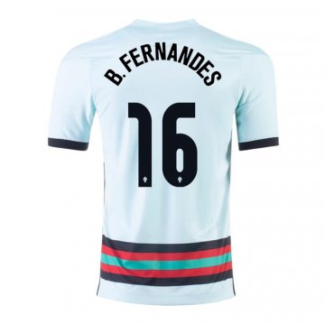 Maglia Portogallo Giocatore B.fernandes Away 20-21 Maglia Portogallo Giocatore B.fernandes Away 20-21