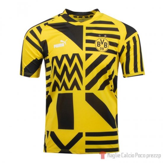 Maglia Pre-partita Borussia Dortmund 2022 Giallo E Nero - Clicca l'immagine per chiudere