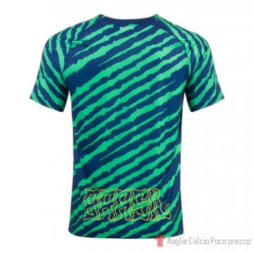 Maglia Pre Partido Del Brasileee 2022 Verde