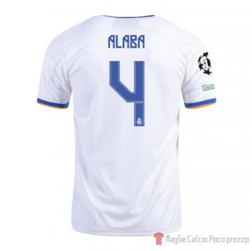 Maglia Real Madrid Giocatore Alaba Home 21-22 Maglia Real Madrid Giocatore Alaba Home 21-22