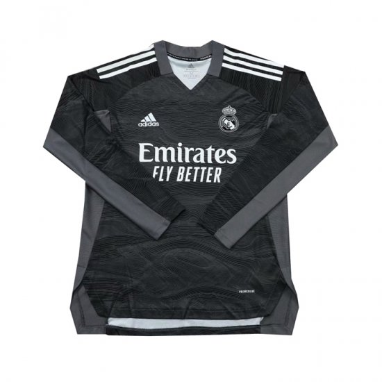 Maglia Real Madrid Portiere Manica Lunga 21-22 Nero - Clicca l'immagine per chiudere