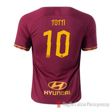 Maglia Roma Giocatore Totti Home 2019/2020 Maglia Roma Giocatore Totti Home 2019/2020