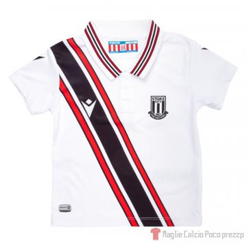 Maglia Stoke City Away Bambino 22-23 Blanco