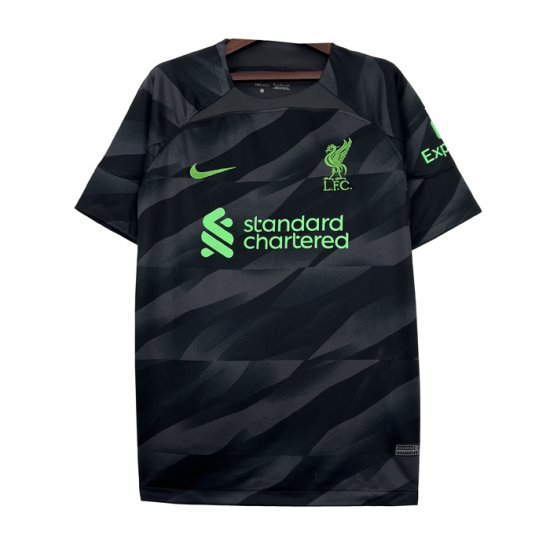 Thailandia Maglia Liverpool Portiere 23-24 Negro - Clicca l'immagine per chiudere