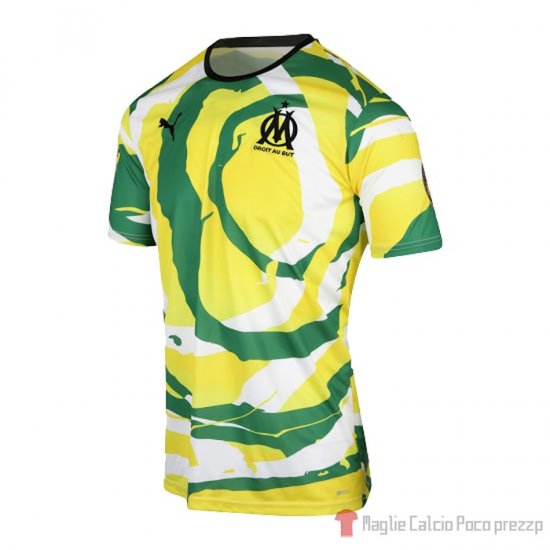 Thailandia Maglia Marsiglia Om Africa 2021 Bianco Giallo Verde - Clicca l'immagine per chiudere