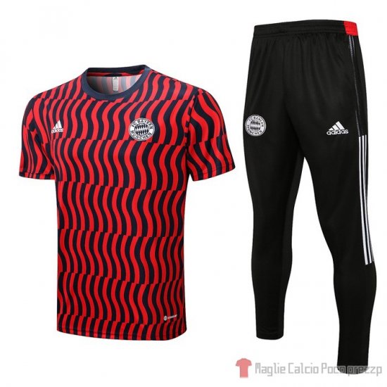 Tuta Da Track Bayern Munich Manica Corta 2022 Rosso - Clicca l'immagine per chiudere