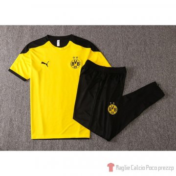 Tuta Da Track Borussia Dortmund Manica Corta 20-21 Giallo