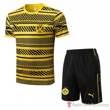 Tuta Da Track Borussia Dortmund Manica Corta 22-23 Amarillo - Pantalon Corto Tuta Da Track Borussia Dortmund Manica Corta 22-23 Amarillo - Pantalon Corto