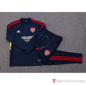 Tuta Da Track Felpa Arsenal Bambino 22-23 Blu